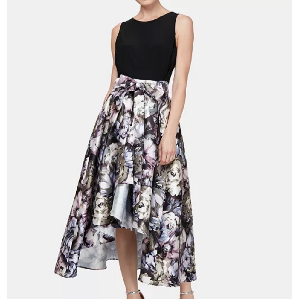 High/Low Floral Dress